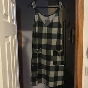 Black & Gray Buffalo Plaid Jumper